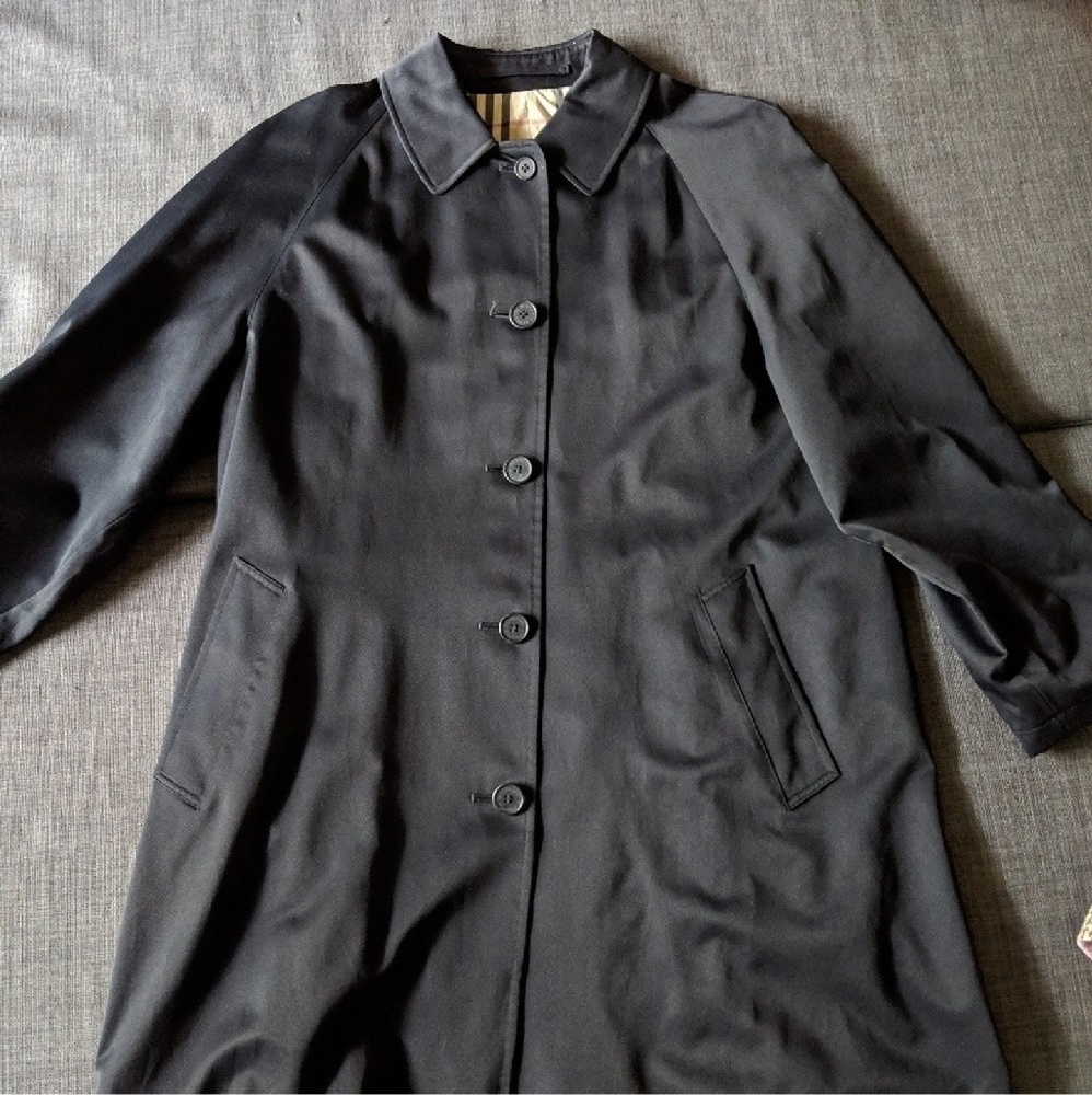 Black Burberry Trench Coat